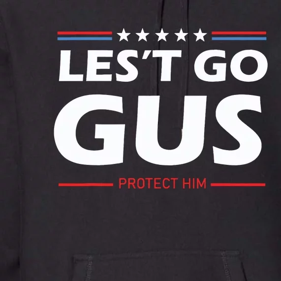 Lets Go Gus Harris Walz 2024 For President Premium Hoodie