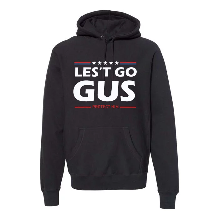 Lets Go Gus Harris Walz 2024 For President Premium Hoodie