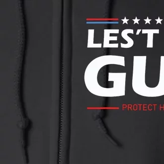 Lets Go Gus Harris Walz 2024 For President Full Zip Hoodie