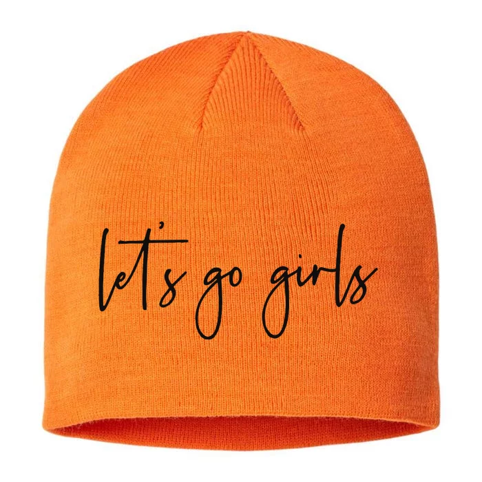 Lets Go Girl Vacation Camping Weekend 8 1/2in Sustainable Knit Beanie