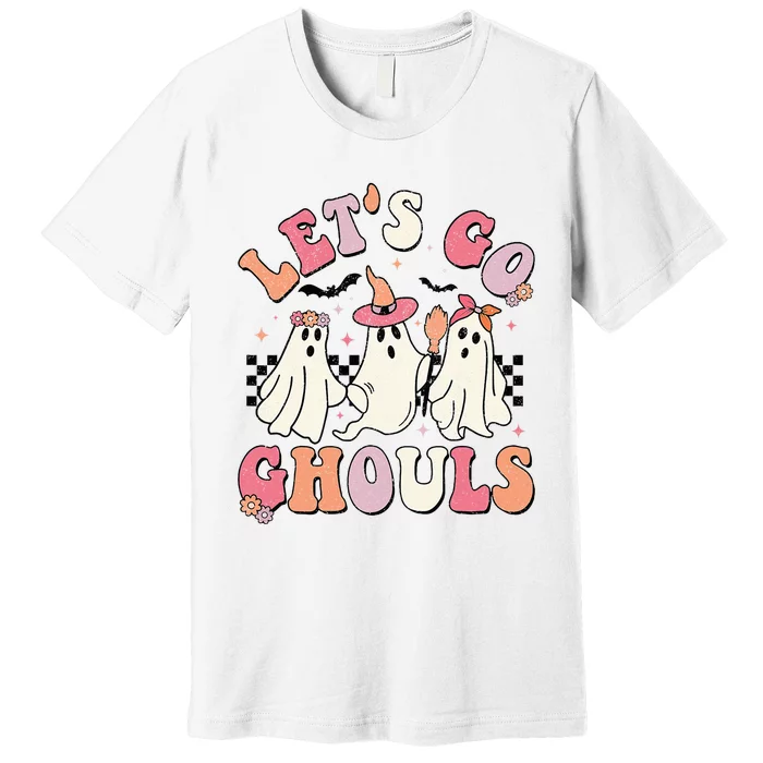 LetS Go Ghouls Halloween Ghost Outfit Costume Premium T-Shirt