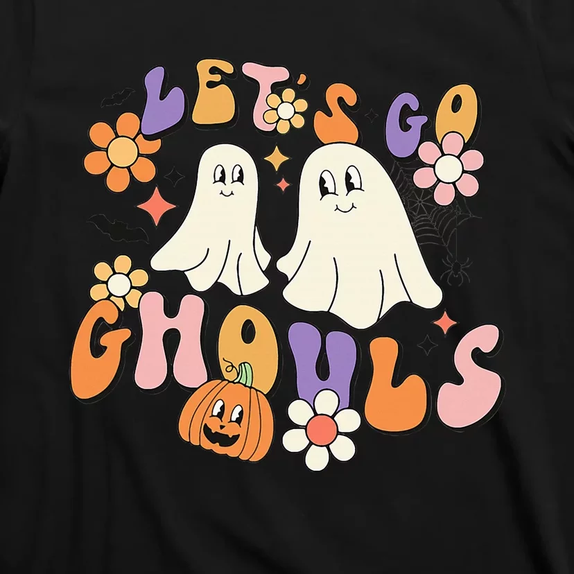 Lets Go Ghouls Funny Ghost Halloween Matching T-Shirt