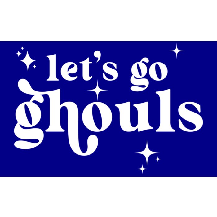 Lets Go Ghouls Halloween Graphic Design Gift Bumper Sticker