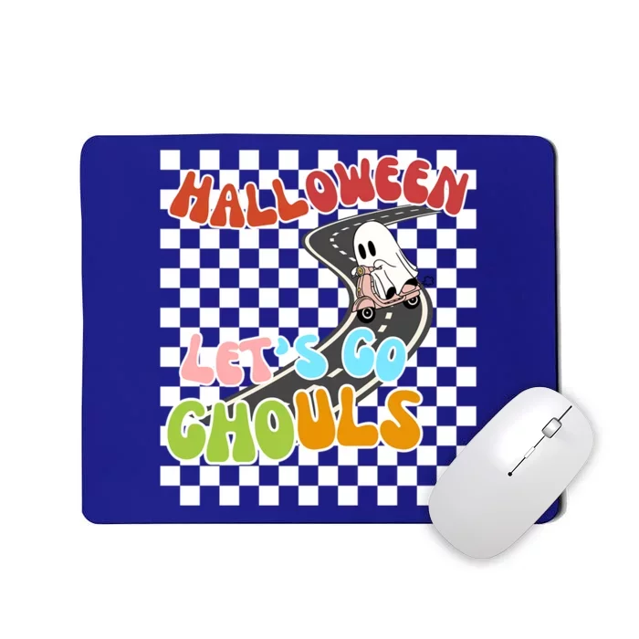 Lets Go Ghouls Halloween Haunted Night Squad Funny Gift Mousepad