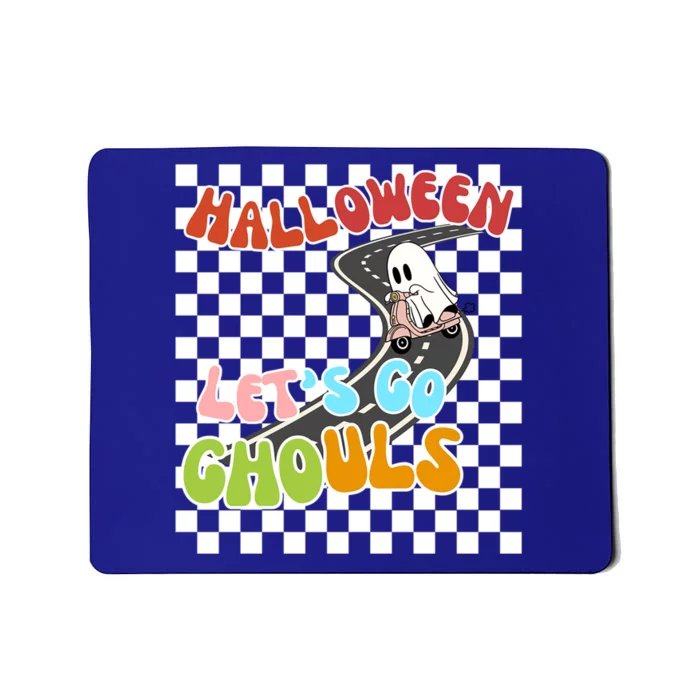 Lets Go Ghouls Halloween Haunted Night Squad Funny Gift Mousepad