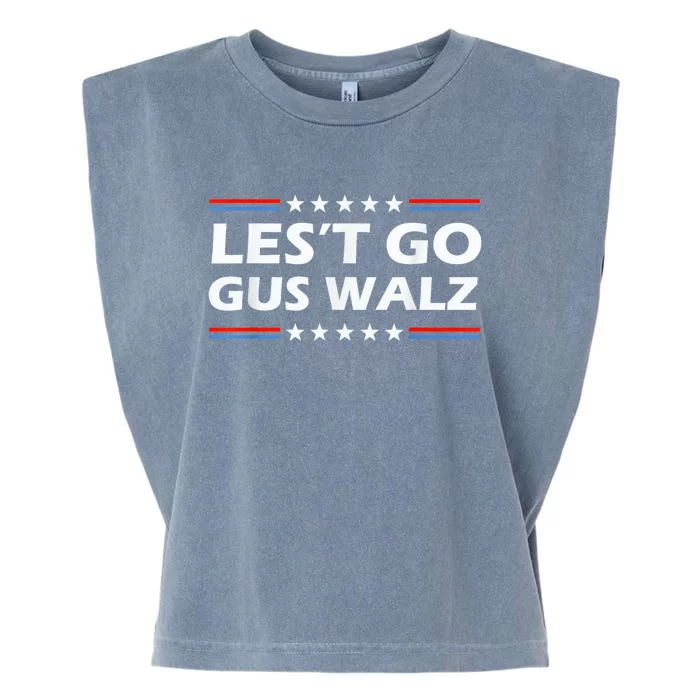 Lets Go Gus Walz Son Of Us Vice President Garment-Dyed Women's Muscle Tee