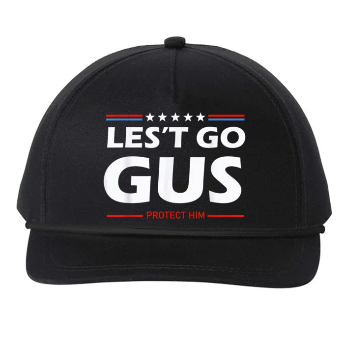 LetS Go Gus Harris Walz 2024 For President Snapback Five-Panel Rope Hat