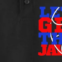 Let's go get this Jawn Philly Proud Slang Dry Zone Grid Performance Polo