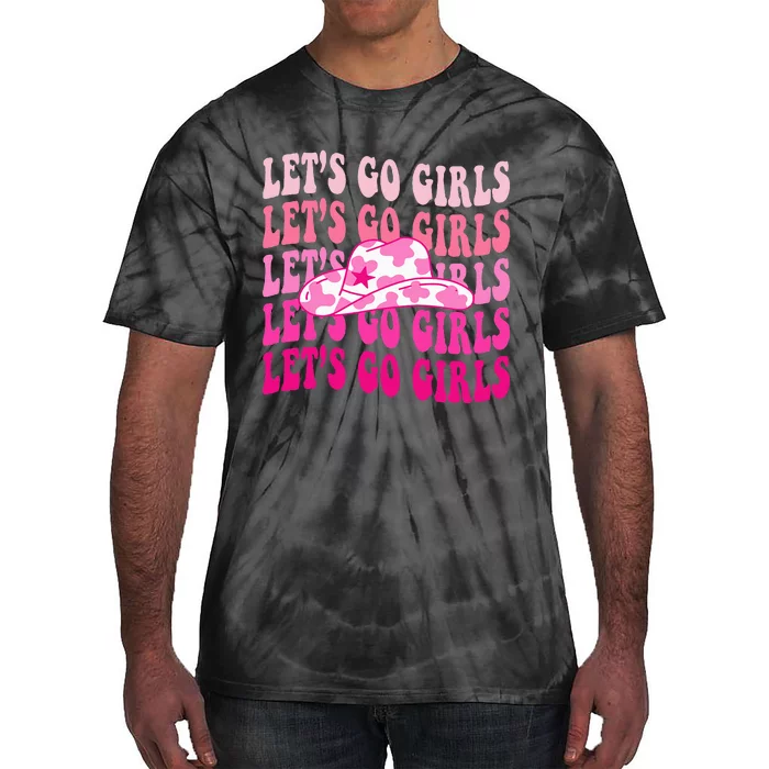 Lets Go Girl Groovy Man I Feel Like A Bride Bachelorette Tie-Dye T-Shirt