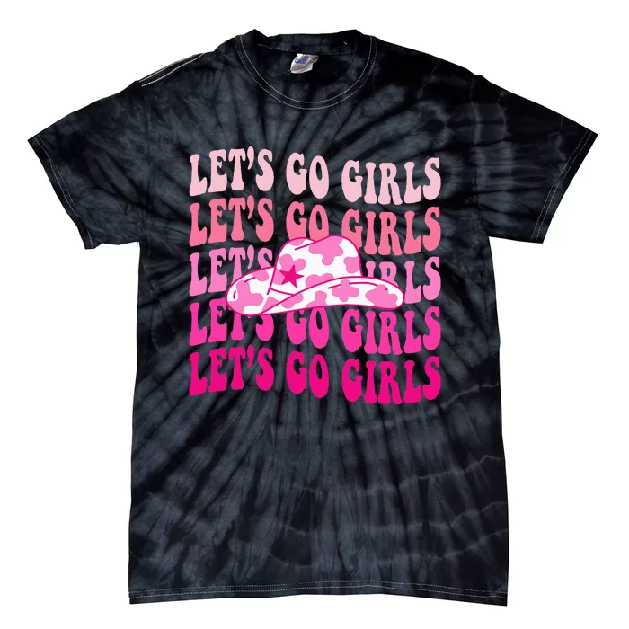 Lets Go Girl Groovy Man I Feel Like A Bride Bachelorette Tie-Dye T-Shirt