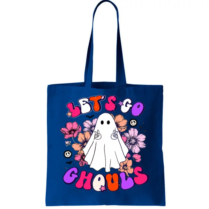 Lets Go Ghouls Halloween Bachelorette Bridal Party Gift Tote Bag