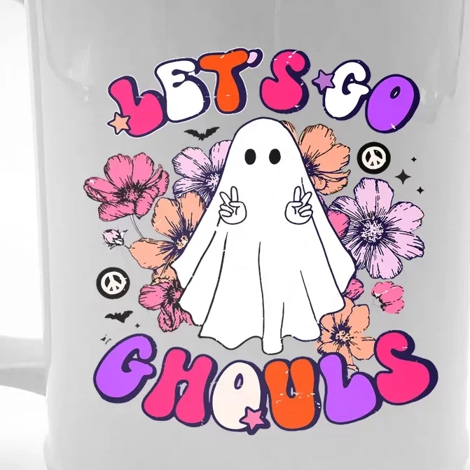 Lets Go Ghouls Halloween Bachelorette Bridal Party Gift Front & Back Beer Stein