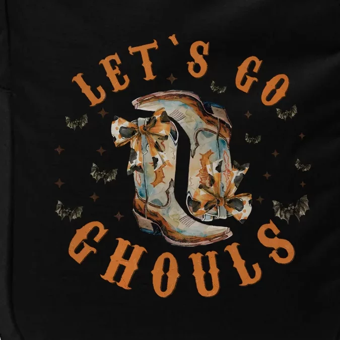 Lets Go Ghouls Halloween Cowgirl Impact Tech Backpack