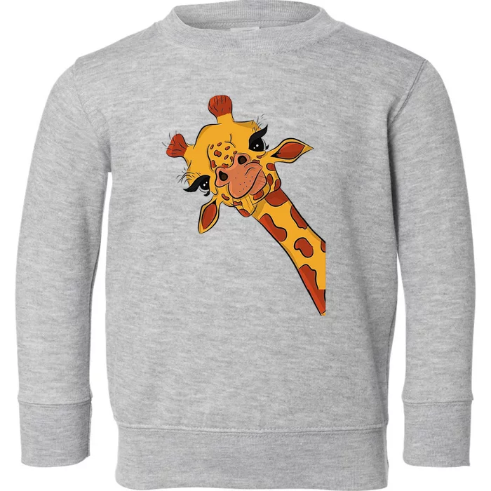 Love Giraffes  Giraffe Lovers Toddler Sweatshirt