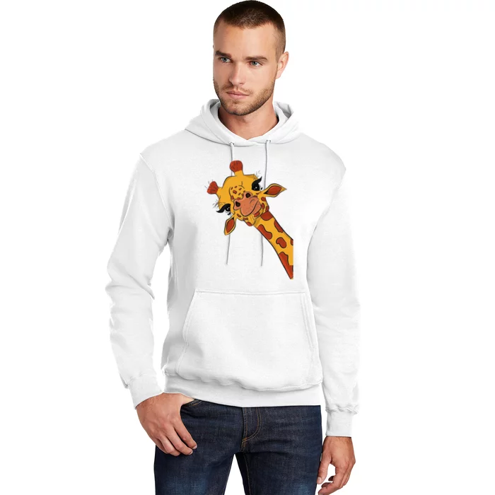 Love Giraffes  Giraffe Lovers Hoodie