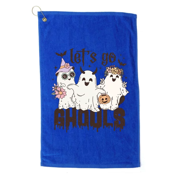 Lets Go Ghouls! Meaningful Gift Platinum Collection Golf Towel