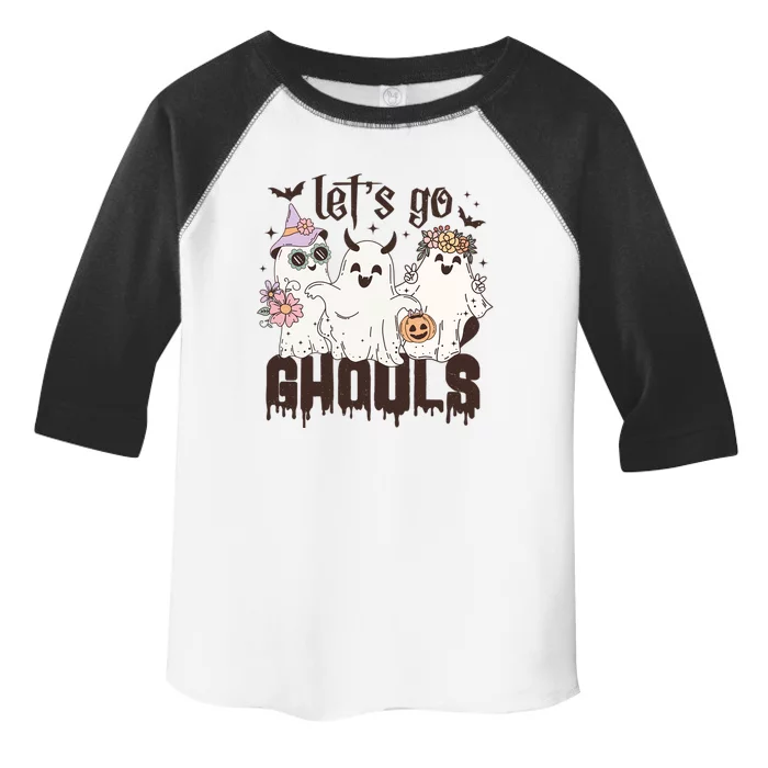 Lets Go Ghouls! Meaningful Gift Toddler Fine Jersey T-Shirt