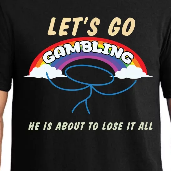 Lets Go Gambling Pajama Set