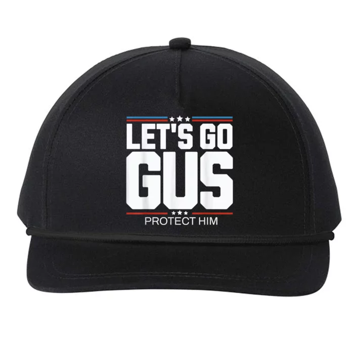 LetS Go Gus Harris Waltz 2024 For President Snapback Five-Panel Rope Hat