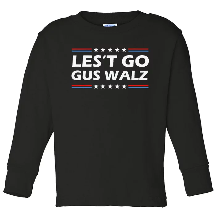 Lets Go Gus Walz Son Of Us Vice President Toddler Long Sleeve Shirt