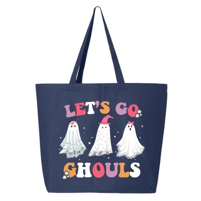 Lets Go Ghouls Cute Halloween Girl Squad 25L Jumbo Tote