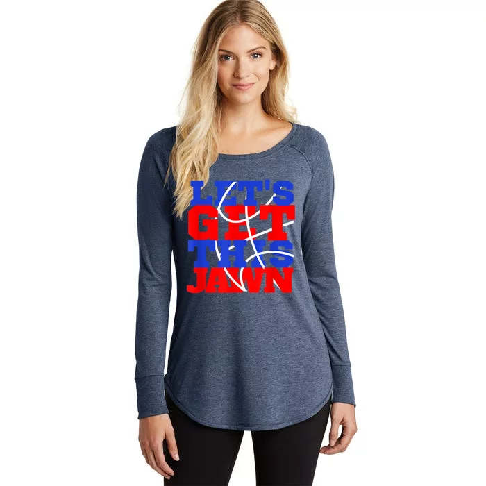 Let's Go Get This Jawn Proud Slang Women's Perfect Tri Tunic Long Sleeve Shirt