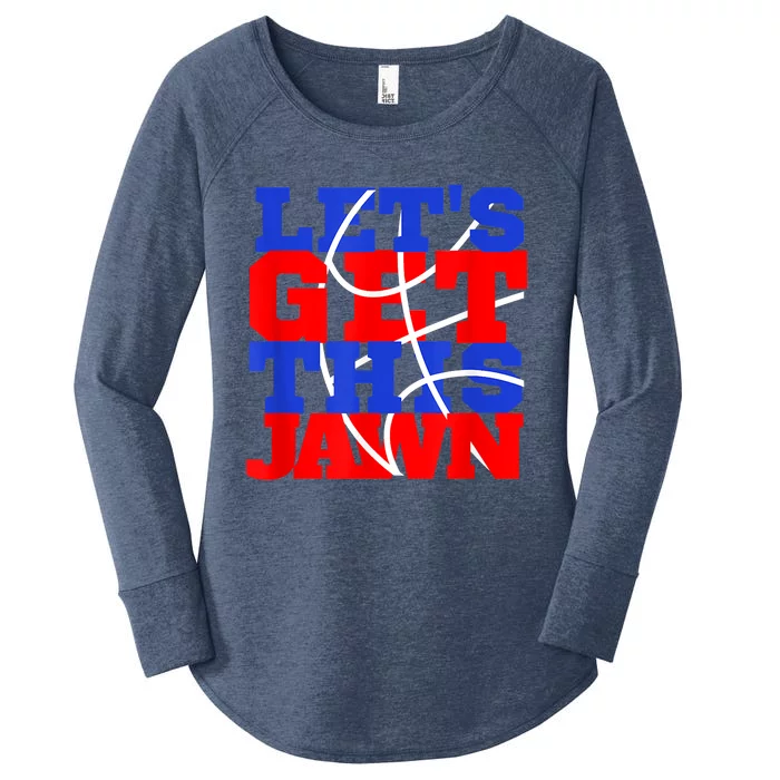 Let's Go Get This Jawn Proud Slang Women's Perfect Tri Tunic Long Sleeve Shirt