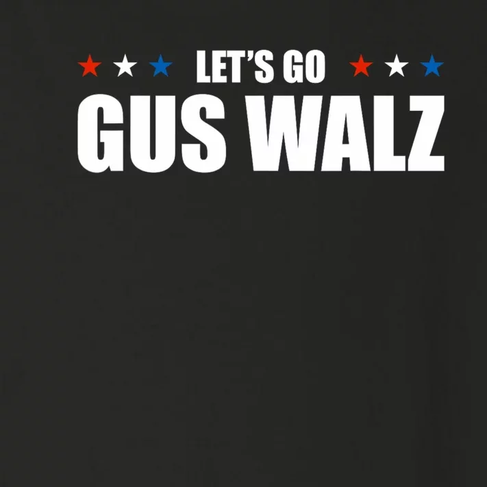 LetS Go Gus Harris Walz 2024 For President Toddler Long Sleeve Shirt