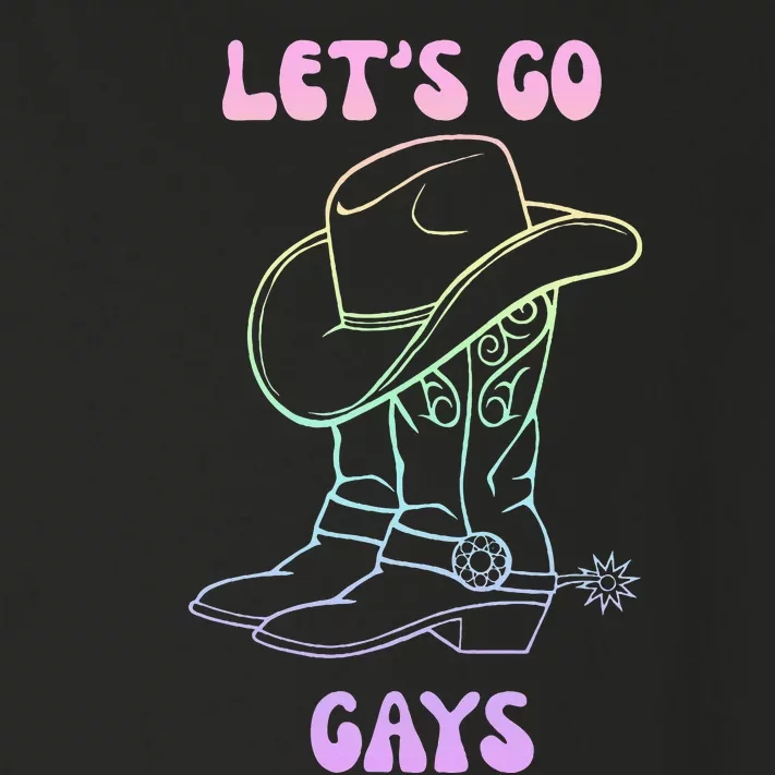 LetS Go Gays Howdy Lgbt Quote Toddler Long Sleeve Shirt