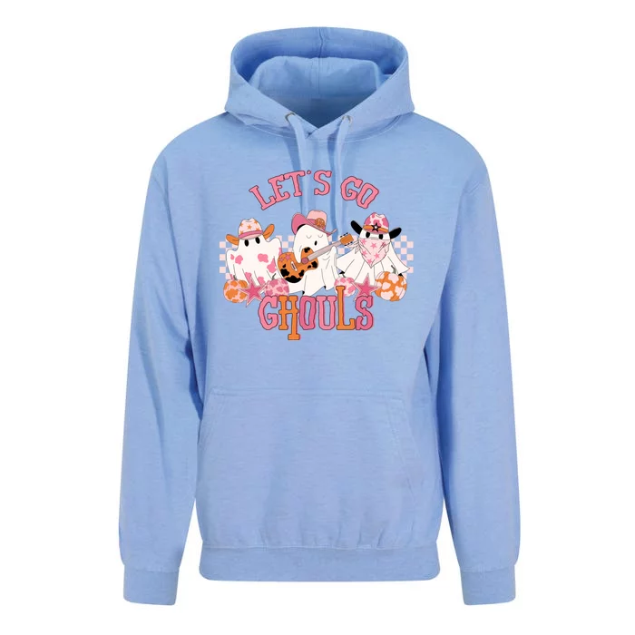 LetS Go Ghouls Western Halloween Design Gift Unisex Surf Hoodie