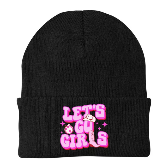 Let's Go Girl Cowgirl Boot Country Western Southern Cowgirl Knit Cap Winter Beanie