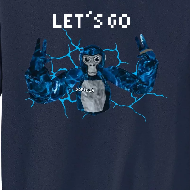 Let's Go Gorilla Gamer Meme Tall Sweatshirt