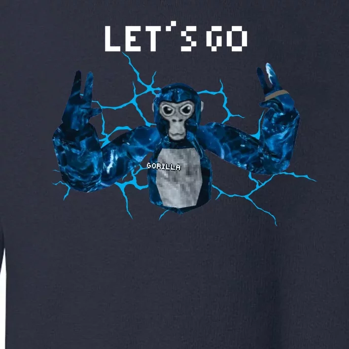 Let's Go Gorilla Gamer Meme Toddler Sweatshirt