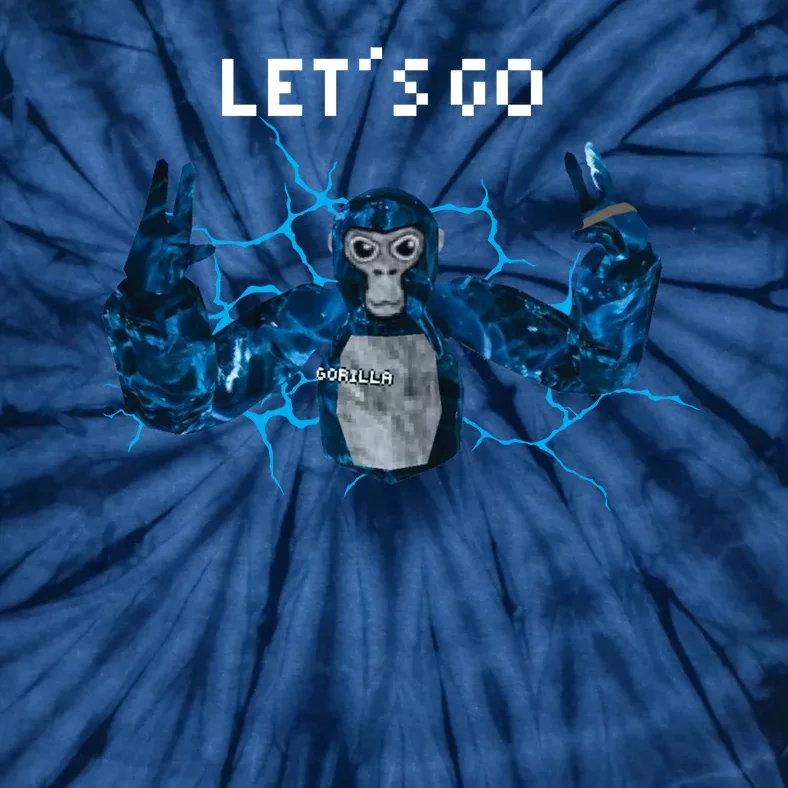 Let's Go Gorilla Gamer Meme Tie-Dye T-Shirt