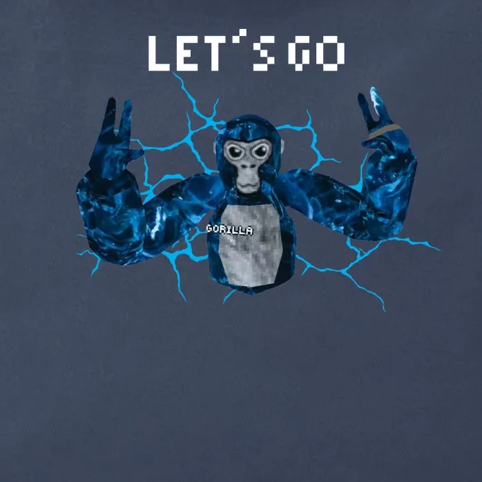 Let's Go Gorilla Gamer Meme Zip Tote Bag