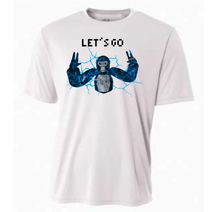 Let's Go Gorilla Gamer Meme Cooling Performance Crew T-Shirt