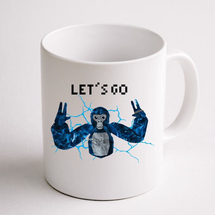 Let's Go Gorilla Gamer Meme Front & Back Coffee Mug