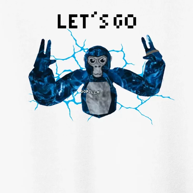 Let's Go Gorilla Gamer Meme Toddler T-Shirt