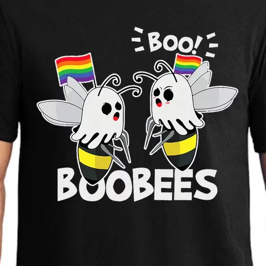 LGBT Gay Ghost Boo Bees Boobees Costume Funny Halloween Gift Pajama Set