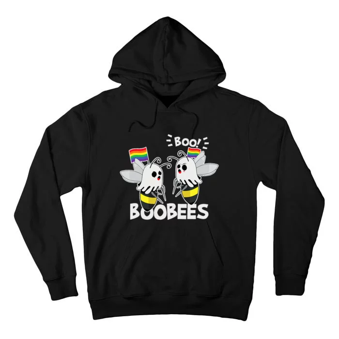 LGBT Gay Ghost Boo Bees Boobees Costume Funny Halloween Gift Tall Hoodie