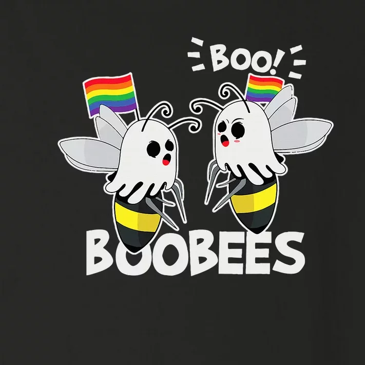 LGBT Gay Ghost Boo Bees Boobees Costume Funny Halloween Gift Toddler Long Sleeve Shirt