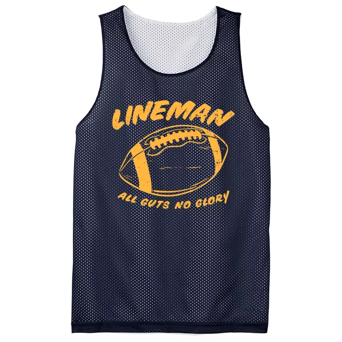 Lineman Guts Glory Funny American Football Gridiron Gift Mesh Reversible Basketball Jersey Tank