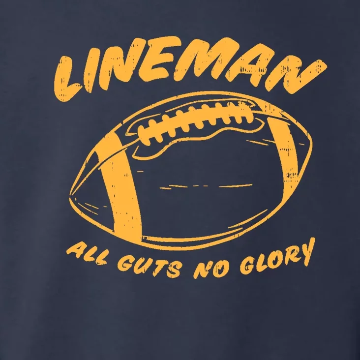 Lineman Guts Glory Funny American Football Gridiron Gift Toddler Hoodie