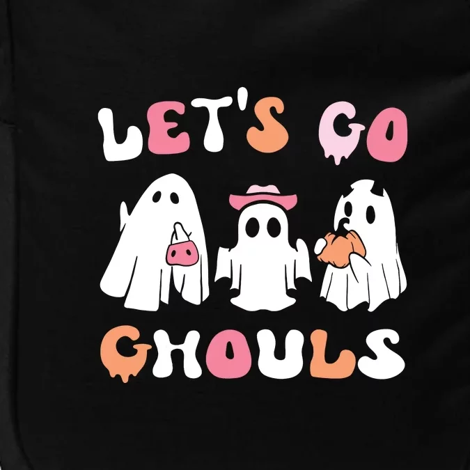 Lets Go Ghouls Halloween Ghost Impact Tech Backpack