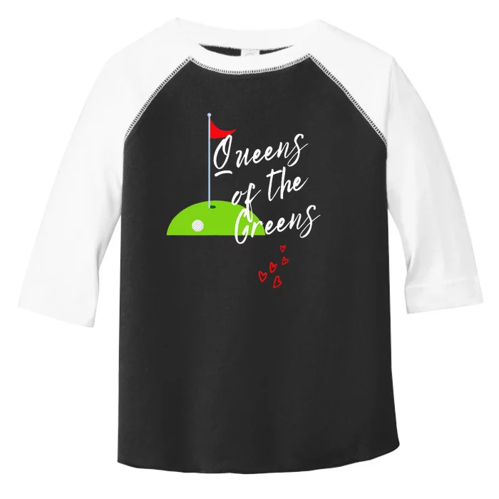 Ladies Golf Greens Women Queens Love Golfing Leagues Toddler Fine Jersey T-Shirt