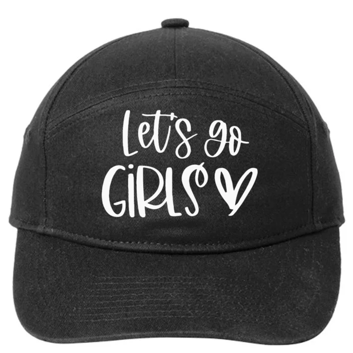 Lets Go Girls Bridesmaid Country Girl Bachelorette Party 7-Panel Snapback Hat