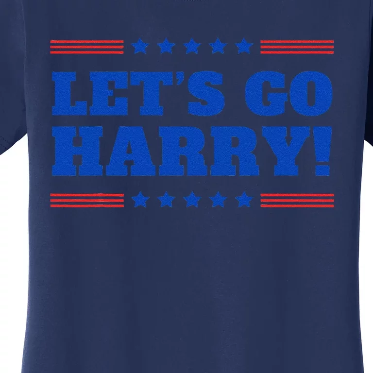 LetS Go Harry YouRe Voting Trump Today Funny 2024 Quote Women's T-Shirt