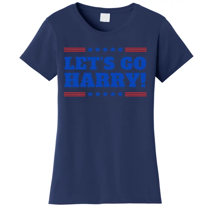 LetS Go Harry YouRe Voting Trump Today Funny 2024 Quote Women's T-Shirt