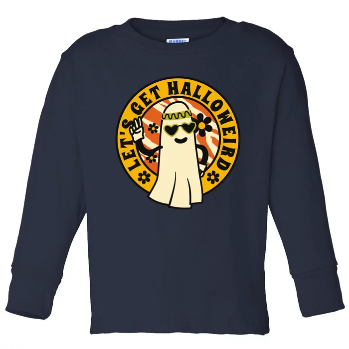 Lets Get Halloweird Toddler Long Sleeve Shirt