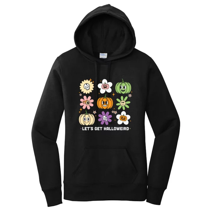 Let’s Get Halloweird Cute Halloween Gift Women's Pullover Hoodie